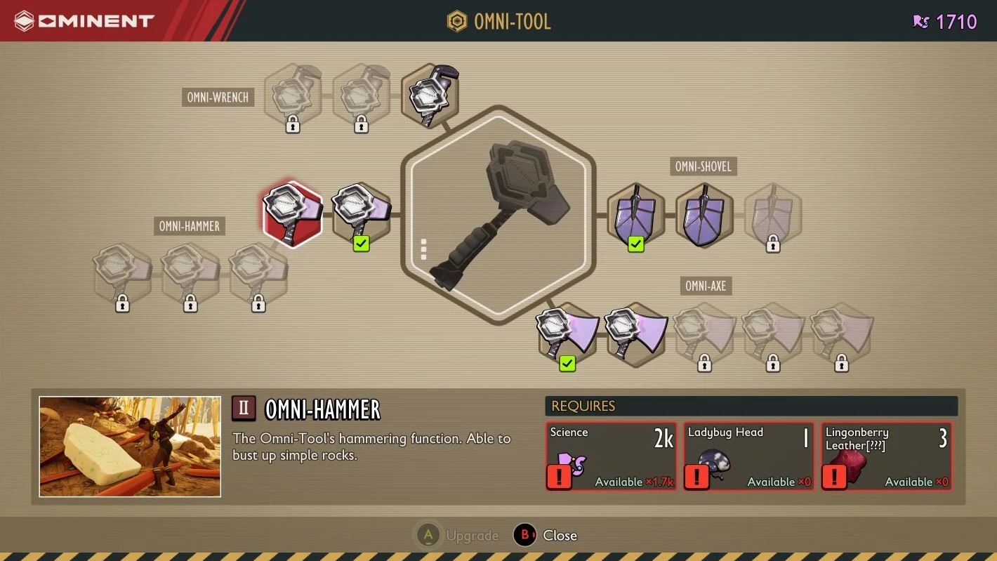 Omni-Hammer upgrade