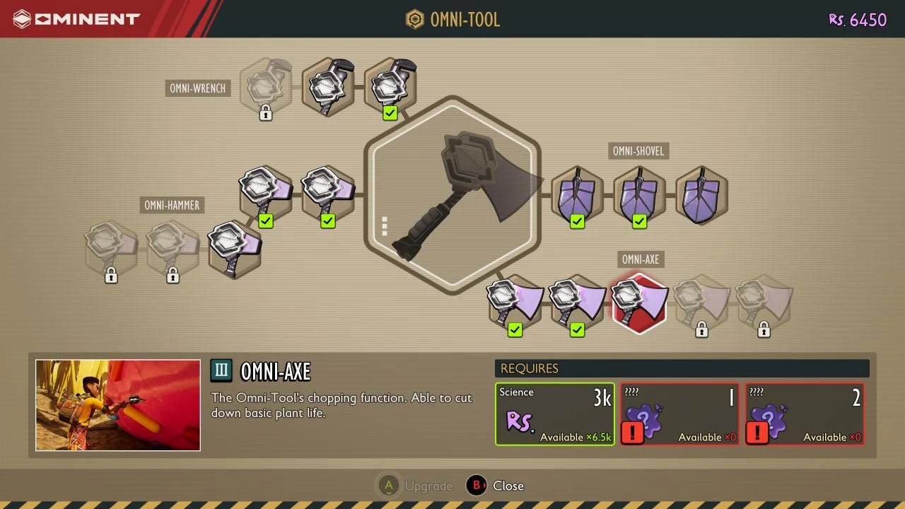Omni-Axe upgrade