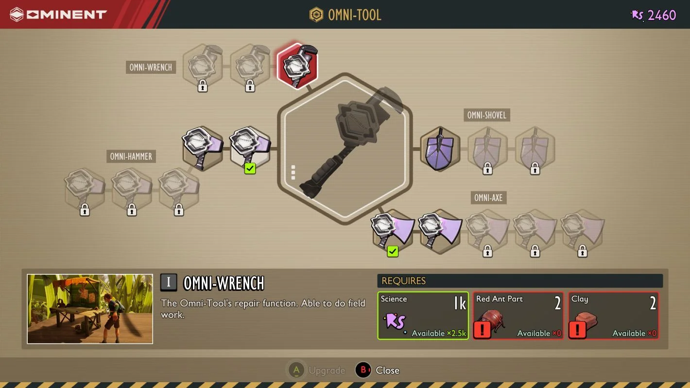 Omni-Wrench requirements